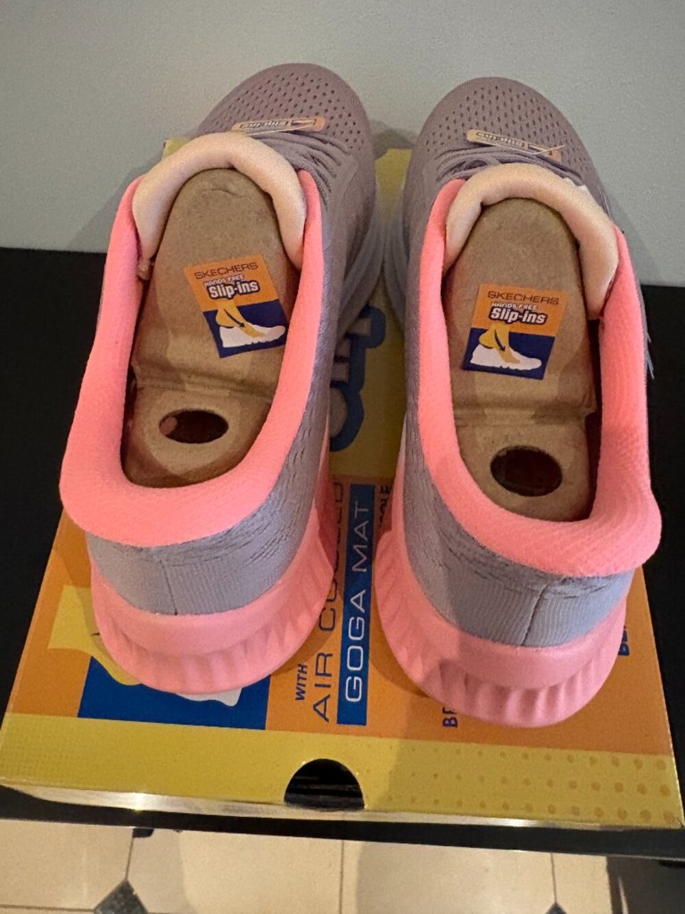 Skechers Go Walk Now Khloe Mauve/Coral Size 7 Medium NWT - Picture 2 of 7